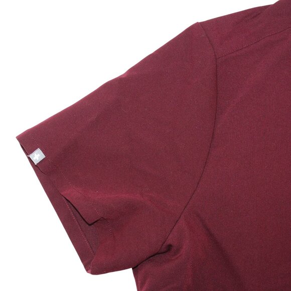 Figs Unisex XXL Catarina One Burgundy Red Front Pocket Medical Scrub Top Nurse - Picture 7 of 11